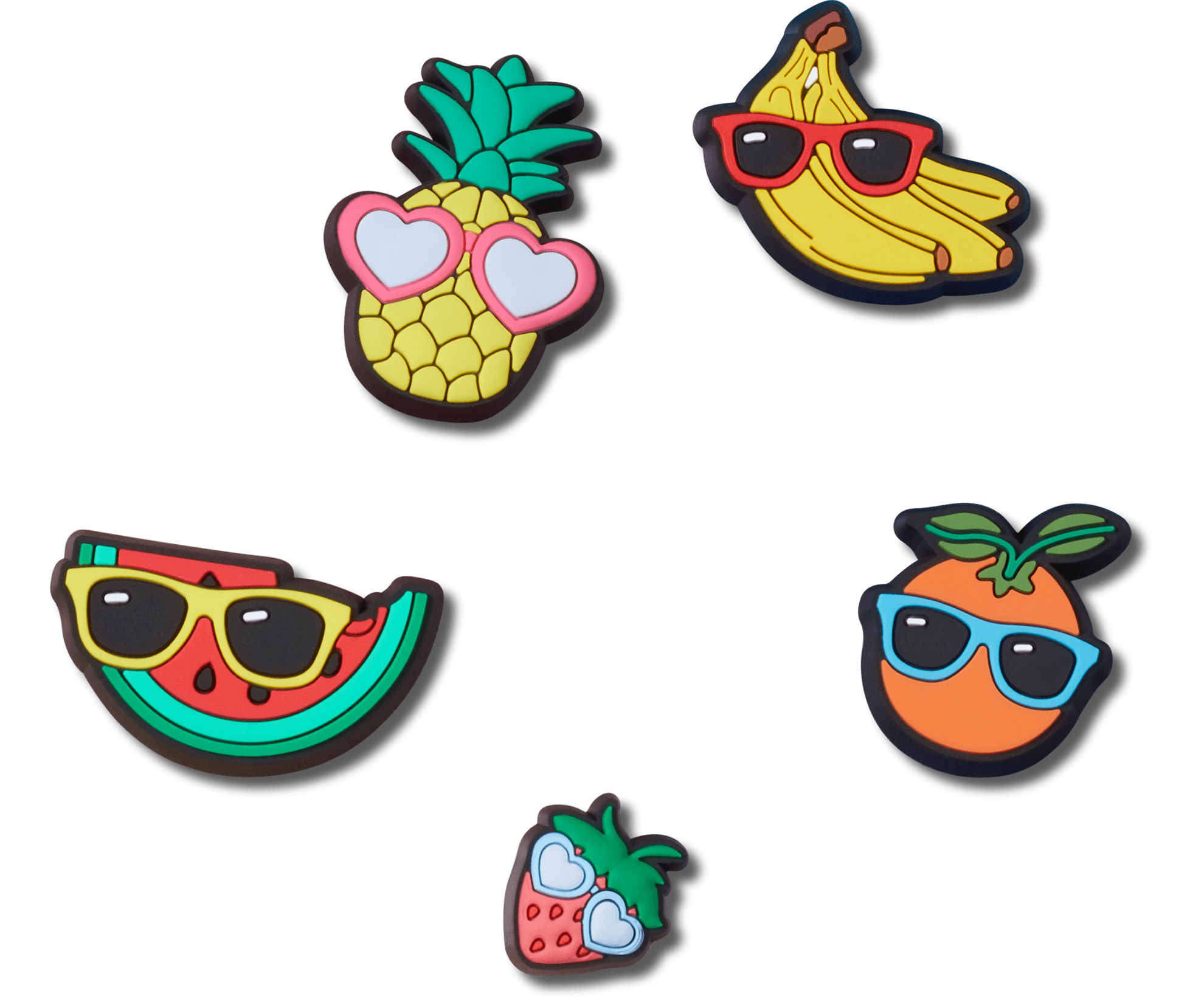 Jibbitz Cute Fruit with Sunnies 5 pack