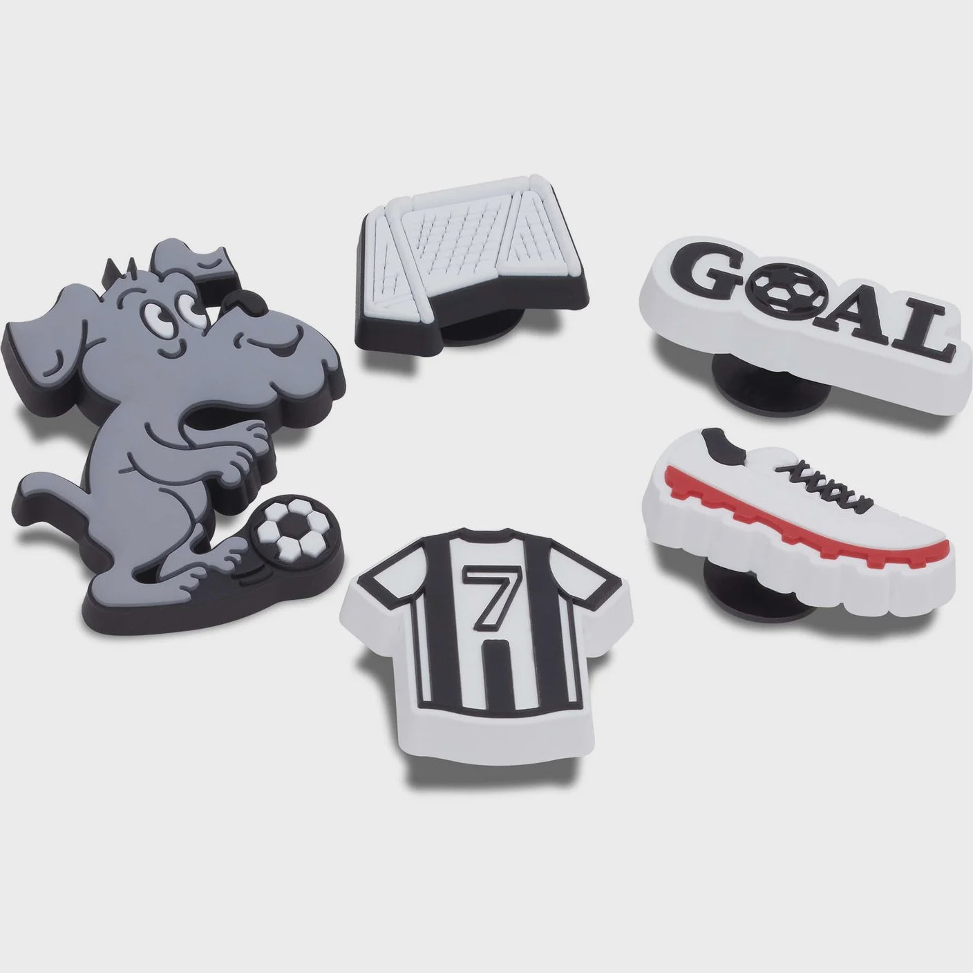 Jibbitz Soccer Goal - 5 pack