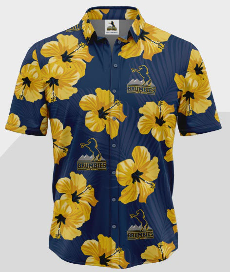 Brumbies Hawaiian Shirt 24