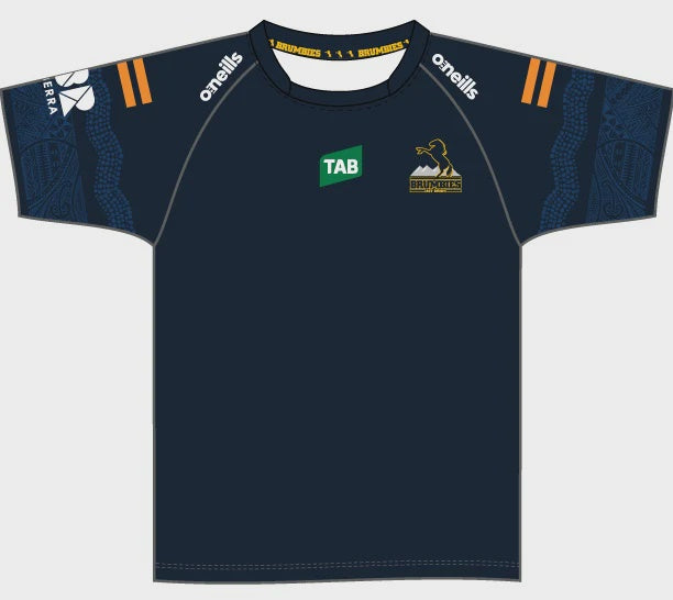 Brumbies Navy Training Tee 23 - The Rugby Shop Darwin